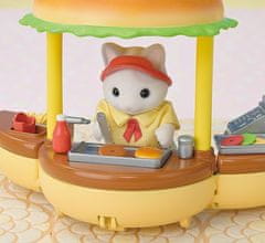 Sylvanian Families Pojazdný stánok s hamburgermi