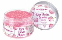 Opojný telový peeling Ruže Flower Care (Delicious Body Scrub Rose) 200 g