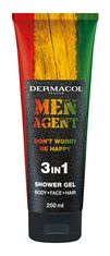 Sprchový gél pre mužov Men Agent Don´t Worry Be Happy (3 in 1 Shower Gél) 250 ml