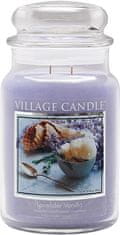 Village Candle Vonná sviečka v skle Lavender Vanilla 602 g