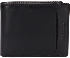 Pánska kožená peňaženka 50750 BLACK/BLACK