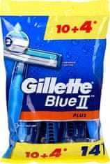 Pánske jednorazové holítka Gillette Blue2 Plus 10+4 ks