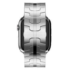 Oceľový ťah Iron Man pre Apple Watch 42/44/45/49 mm - Silver