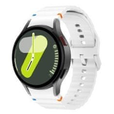 Silikónový remienok pre Samsung Galaxy Watch 7 - White