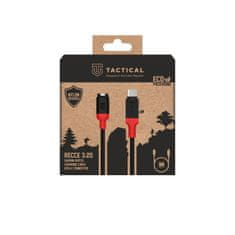 Tactical Recce 3:20 kábel pre Garmin USB-C Black/Red