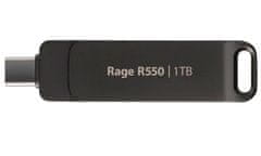 PATRIOT RAGE R550 1TB / USB Typ-A + USB Typ-C / USB 3.2 Gen 1 / šedá