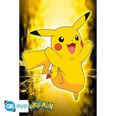 GB eye Pokémon Plagát Maxi Pikachu Neon 91,5 x 61 cm