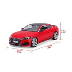 Bburago 1:24 Plus Audi RS 5 Coupe Red