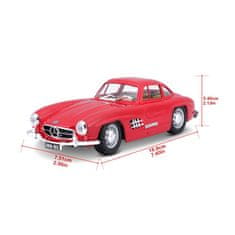 Bburago 1:24 Mercedes Benz 300SL Red