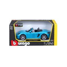 Bburago 1:24 Plus Porsche 718 Boxster Blue