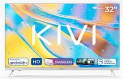 KIVI - 32&#39;, HD, AndroidTV 11, Biela, 1366x768, 60 Hz, rep.2x8W, 26 kWh/1000h, HDMI 3x, USB 2x,