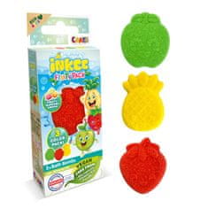 INKEE - bomby do kúpeľa mini balenie Fruit 3x15g