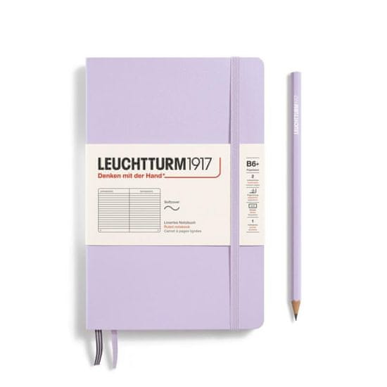 Leuchtturm1917 Zápisník Lilac Softcover B6+ linajkový