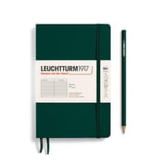 Leuchtturm1917 Zápisník Forest Green Softcover B6+ linajkový