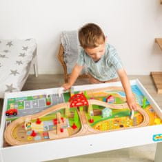 Bigjigs Rail Drevená vláčikodráha a stôl