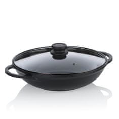 Panvica Wok Atura liaty hliník čierna 4 l KL-15174