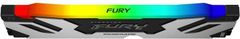 Kingston FURY Renegade/DDR5/16GB/8000MHz/CL38/1x16GB/RGB/Black/Silv