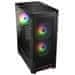 COUGAR PC skriňa DUOFACE Pre Black Mid Tower Airflow Front Panel TG Left Panel 2 x ARGB 140mm & 1x 120mm Fans