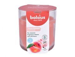 Sviečka v skle TRUE SCENTS BROSKEV vonná d9x10cm