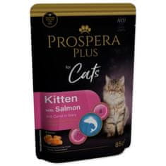 Kapsička Prospera Plus Kitten, Salmon, Carrot 85g