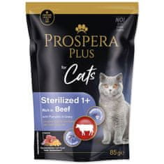 Kapsička Prospera Plus Sterilized 1+, Beef, Pumpkins 85g