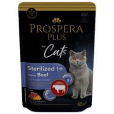 Kapsička Prospera Plus Sterilized 1+, Beef, Pumpkins 85g