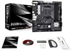 ASRock B450M/AC R2.0 / AMD B450 / AM4 / 4x DDR4 DIMM / M.2 / HDMI / WiFi / mATX