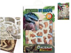 3D nálepky s dinosaurými motívmi