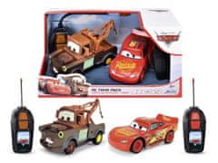 DICKIE RC Cars Blesk McQueen a Burák Twin Pack 14 cm, 1:32, 1kan