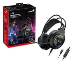 Genius GX GAMING headset - HS-GX580U/ USB/ RGB LED/ ovládanie hlasitosti