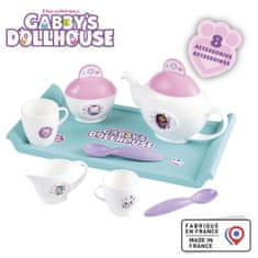 Smoby Gabby´s Dollhouse Čajový set s táckou