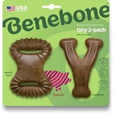 Benebone Dental Chew Wishbone slanina XS 2 ks