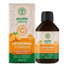 Ekolife Natura Liposomal Vitamín C 1000 mg 250 ml pomaranč (Lipozomálny vitamín C)