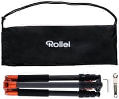 Rollei Statív C5i Karbon/ 22610/ Záťaž 8kg/ Vytiahnutý 157,5 cm/ Karbon/ Oranžový