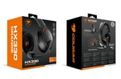 COUGAR herný headset HX330 NC 50mm orange