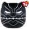 TY - Squishy BLACK PANTHER Marvel, 22 cm