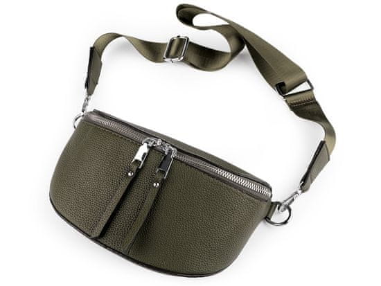 Kabelka crossbody 22x16 cm - zelená