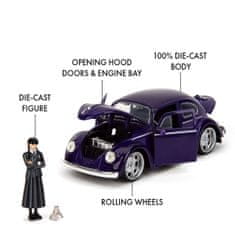 Jada Toys Wednesday auto 1972 VW Beetle 1:24 a figúrka Wednesday