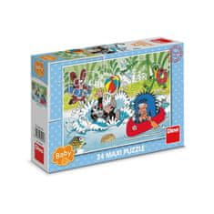 Puzzle maxi Krtko vo vode 24 dielikov