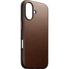 NOMAD Modern leather case iPhone16 hnedý