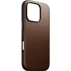 Mod.leather case iPhone16Pro brown