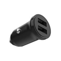 FIXED Nabíjačka s 2xUSB výstupom, 15W Smart Rapid Charge, čierna