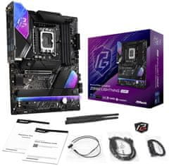 ASRock Z890 Lightning WiFi / Intel Z890 / LGA1851 / 4x DDR5 / 4x M.2 / HDMI / 2x Thunderbolt 4 / WiFi / ATX