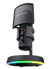 COUGAR mikrofón štúdio SCREAMER-X 3 Omni-Dimesion Mic Noise Reduction Pop Filter RGB Base