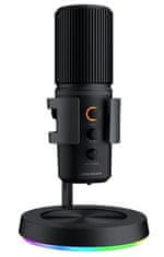 COUGAR mikrofón štúdio SCREAMER-X 3 Omni-Dimesion Mic Noise Reduction Pop Filter RGB Base