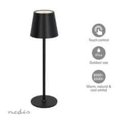 Nedis LTOUT05BK - LED stolná lampa| LED | 1.8 W | 150 lm | 3000 - 6000 K | Čierna