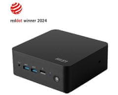 MSI PC Cubi NUC 1M-074BCZ, Intel Core 3 Processor 100U/BT/Wifi/USB/Bez OS/čierna