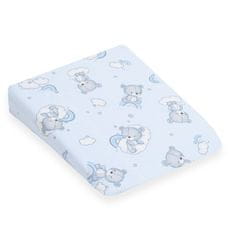 Poťah na dojčenský vankúš-klin New Baby BASIC 30x37cm blue