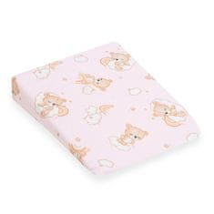 Poťah na dojčenský vankúš-klin New Baby BASIC 30x37 cm pink