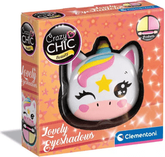 CLEMENTONI Crazy Chic Beauty: Očné tiene Jednorožec